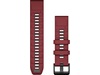 Garmin QuickFit Silikonreim 22mm (marsala/grafitt) Reim