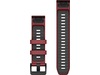Garmin QuickFit Silikonreim 22mm (marsala/grafitt) Reim