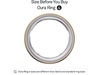 Oura Ring 4 Smart Ring str. 15 (gull) Smart ring