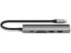 Satechi 6-i-1 Slim Multiport docking (stellargrå) Dockingstasjon & USB-HUB