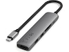 Satechi 6-i-1 Slim Multiport docking (stellargrå) Dockingstasjon & USB-HUB