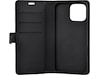 GRE8T iPhone 16 Pro lommebokdeksel (sort) Deksel til mobiltelefon