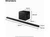 Samsung HW-S810D soundbar med subwoofer (sort) -B-Grade Demo DVD/Hi-Fi/stereo