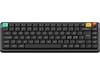NuPhy Air75 V3 trådløst gamingtastatur (nebula sort / brown nano) Gamingtastatur