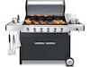 Austin and Barbeque Klassisk gassgrill med seks brennere og sidebord Grill