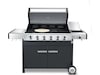Austin and Barbeque Klassisk gassgrill med seks brennere og sidebord Grill