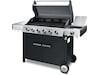 Austin and Barbeque Klassisk gassgrill med seks brennere og sidebord Grill