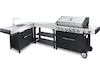Austin and Barbeque Klassisk gassgrill med seks brennere og sidebord Grill