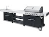 Austin and Barbeque Klassisk gassgrill med seks brennere og sidebord Grill