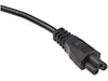 C5 til Schuko Strømkabel 2m (sort) Strømkabler