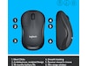 Logitech M220 Silent trådløs PC mus, Svart Mus