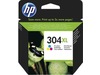 HP Blekk 304XL Tri-Colour Blekkpatroner