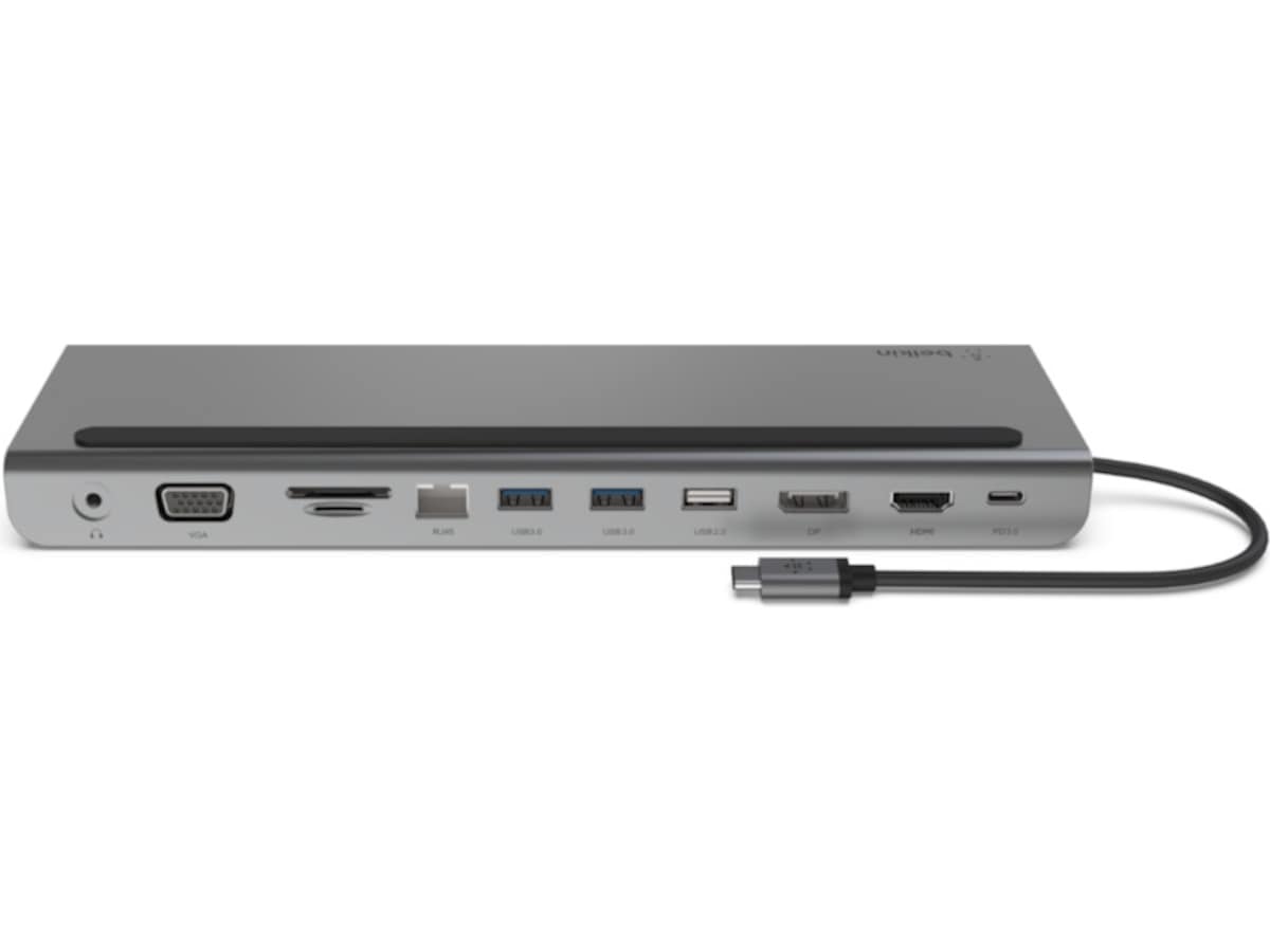Belkin 11-i-1 Connect Multiport Docking Dockingstasjon & USB-HUB