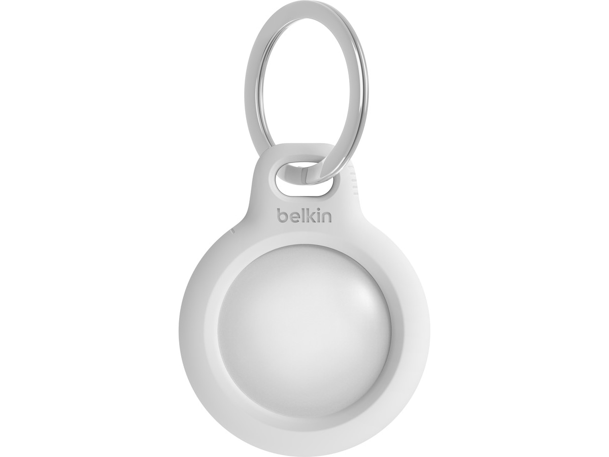 Belkin holder til AirTag, med nøkkelring - hvit Sporingsbrikke & GPS
