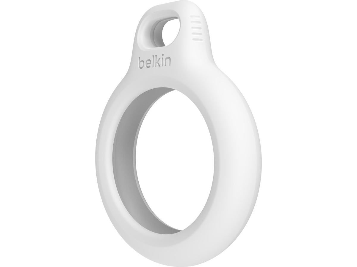 Belkin holder til AirTag, med nøkkelring - hvit Sporingsbrikke & GPS