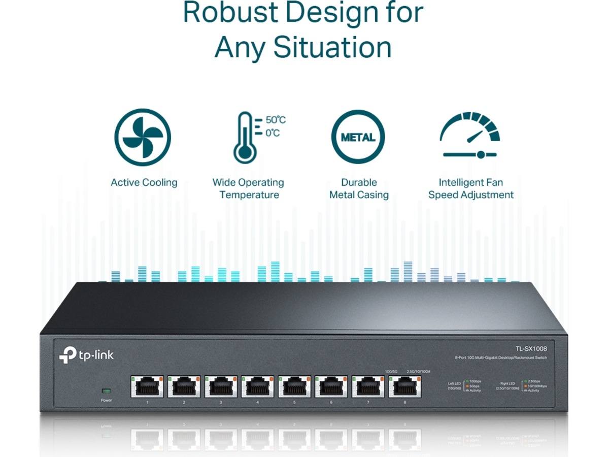TP-Link TL-SX1008 8-Port 10G Switch Switch