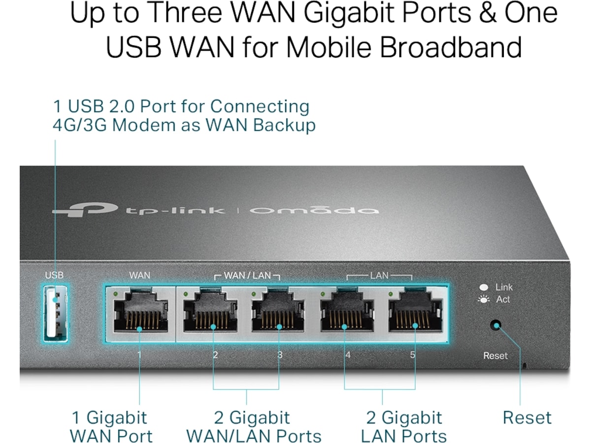 TP-Link ER605 V2 Omada Gigabit VPN Router Routere
