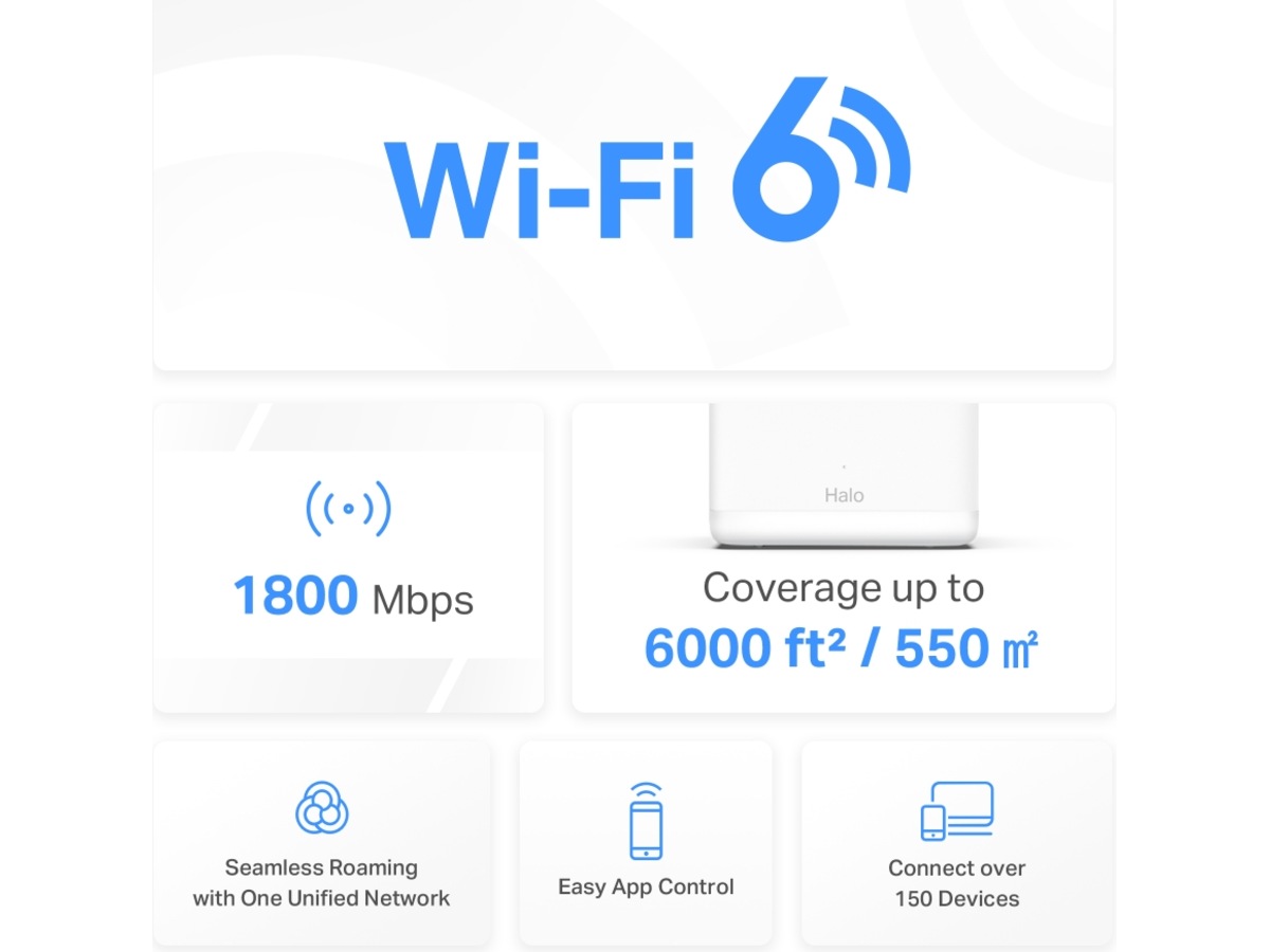 Mercusys Halo H60X Mesh 3-pack Routere