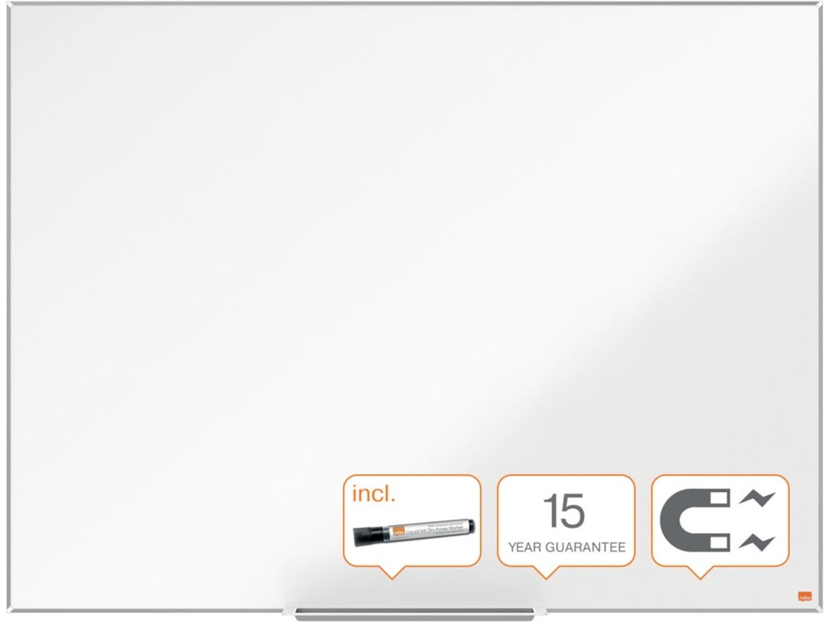 Nobo Whiteboard Impression Pro Nano Clean™ magnetisk tavle 120x90 cm Whiteboardtavler