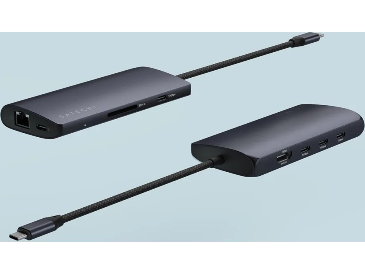 Satechi Multiport 8K Docking (midnight) Dockingstasjon & USB-HUB