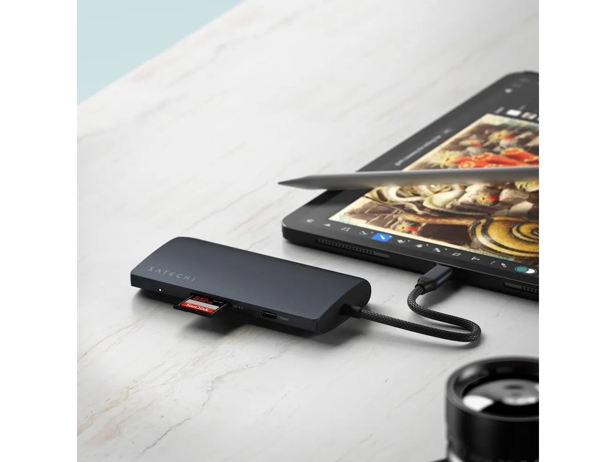Satechi Multiport 8K Docking (midnight) Dockingstasjon & USB-HUB