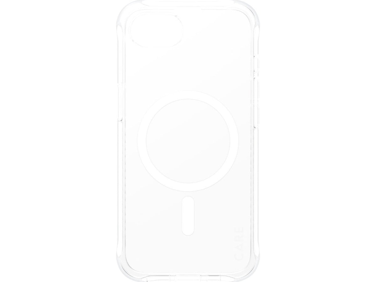 PanzerGlass CARE iPhone 16e Fashion MagSafe deksel (gjennomsiktig/hvit) Deksel til mobiltelefon