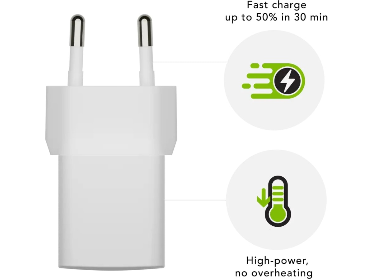 dbramante1928 20W Vegglader (hvit) Bulk Mobilladere