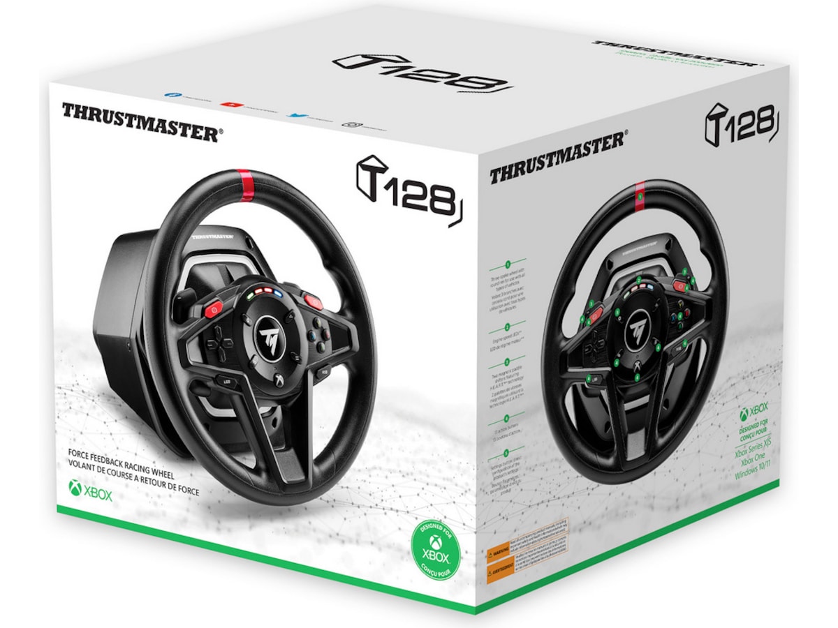 Thrustmaster T128 Xbox (sort) Ratt & pedaler