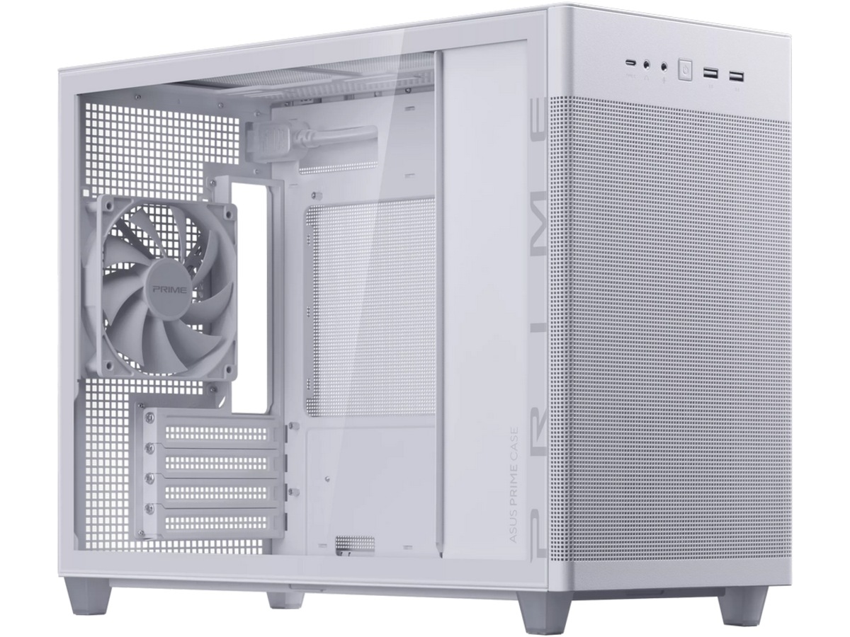 ASUS Prime AP201 Tempered Glass Mini Tower (hvit) Mini/Micro/Nano tower