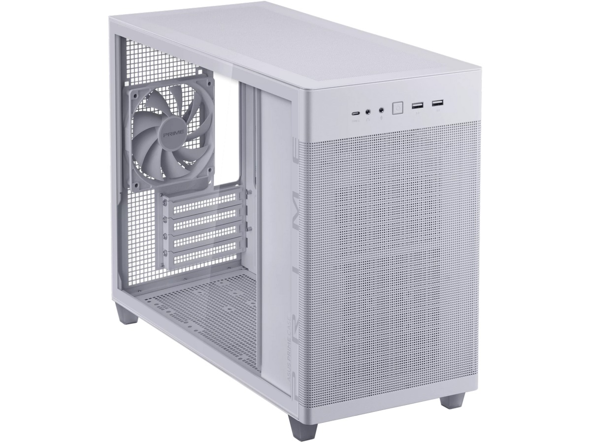 ASUS Prime AP201 Tempered Glass Mini Tower (hvit) Mini/Micro/Nano tower