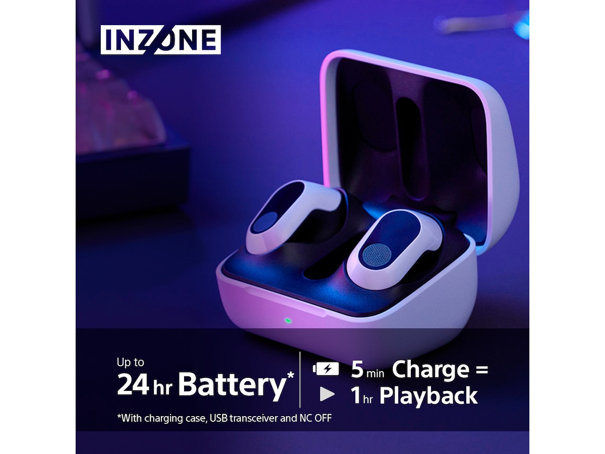 Sony INZONE Buds True Wireless Gaming ørepropper (hvit) Ørepropper