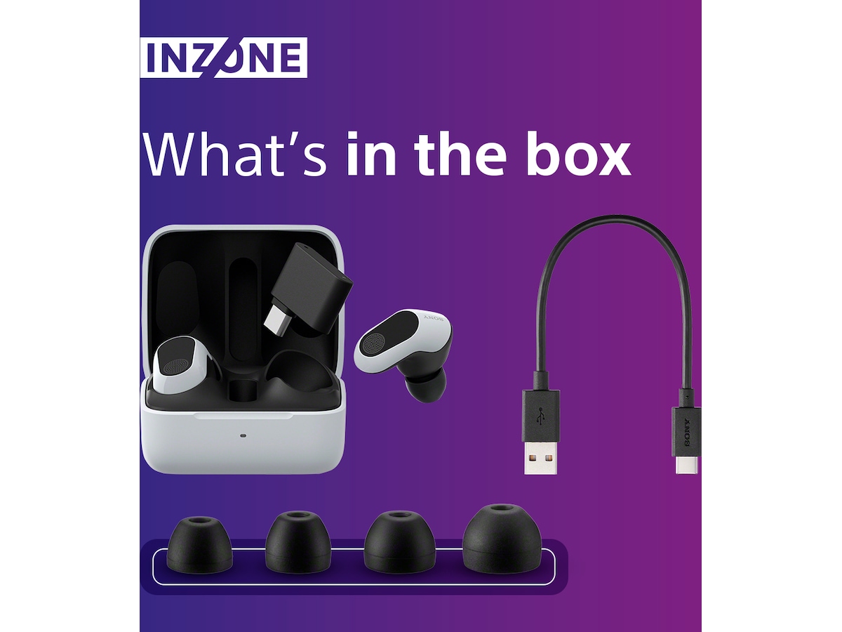 Sony INZONE Buds True Wireless Gaming ørepropper (hvit) Ørepropper