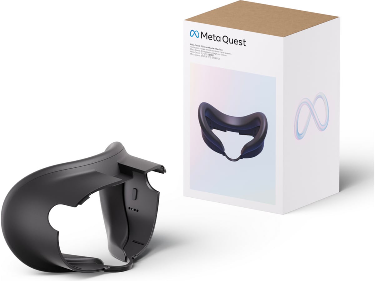 Meta Quest 3 Ansiktsflate av silikon VR-tilbehør