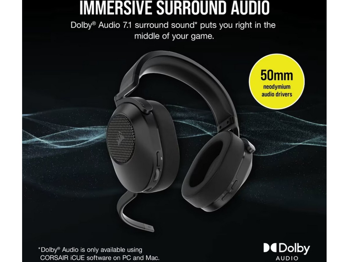 Corsair HS65 Trådløst Headset (sort) Gaming headset