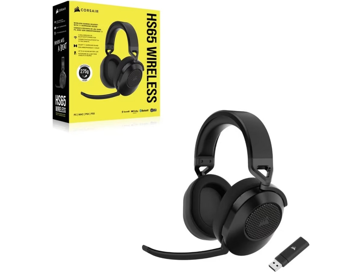 Corsair HS65 Trådløst Headset (sort) Gaming headset