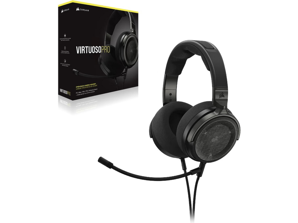 Corsair Virtuoso Pro Gamingheadset (sort) Gaming headset