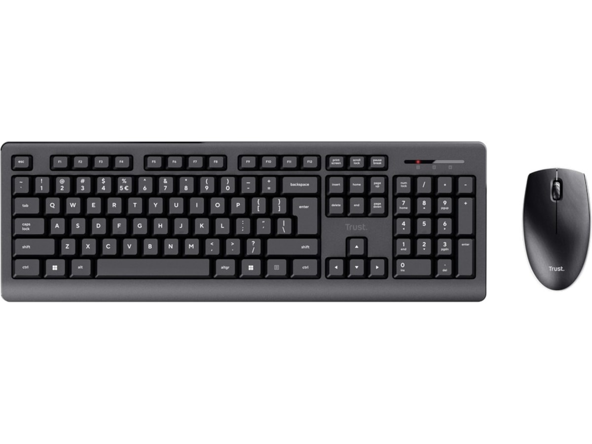 Trust Primo Trådløs Tastatur & Mus Mus & tastatur -kombipakker