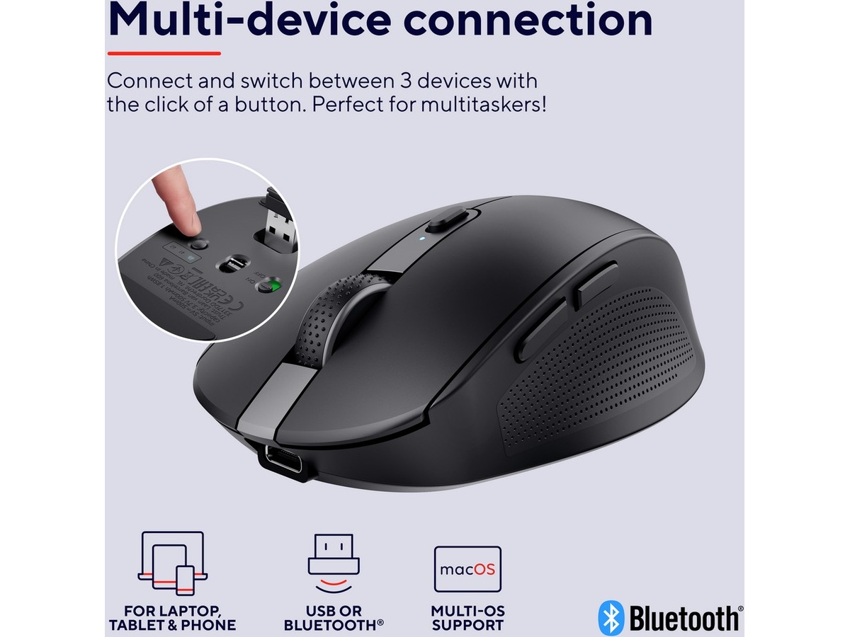 Trust Ozaa Trådløs Mus Mus