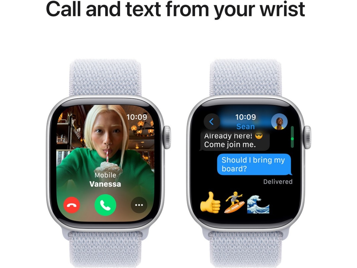 Apple Watch Series 10 GPS 42mm Aluminium (sølv) Smartklokker