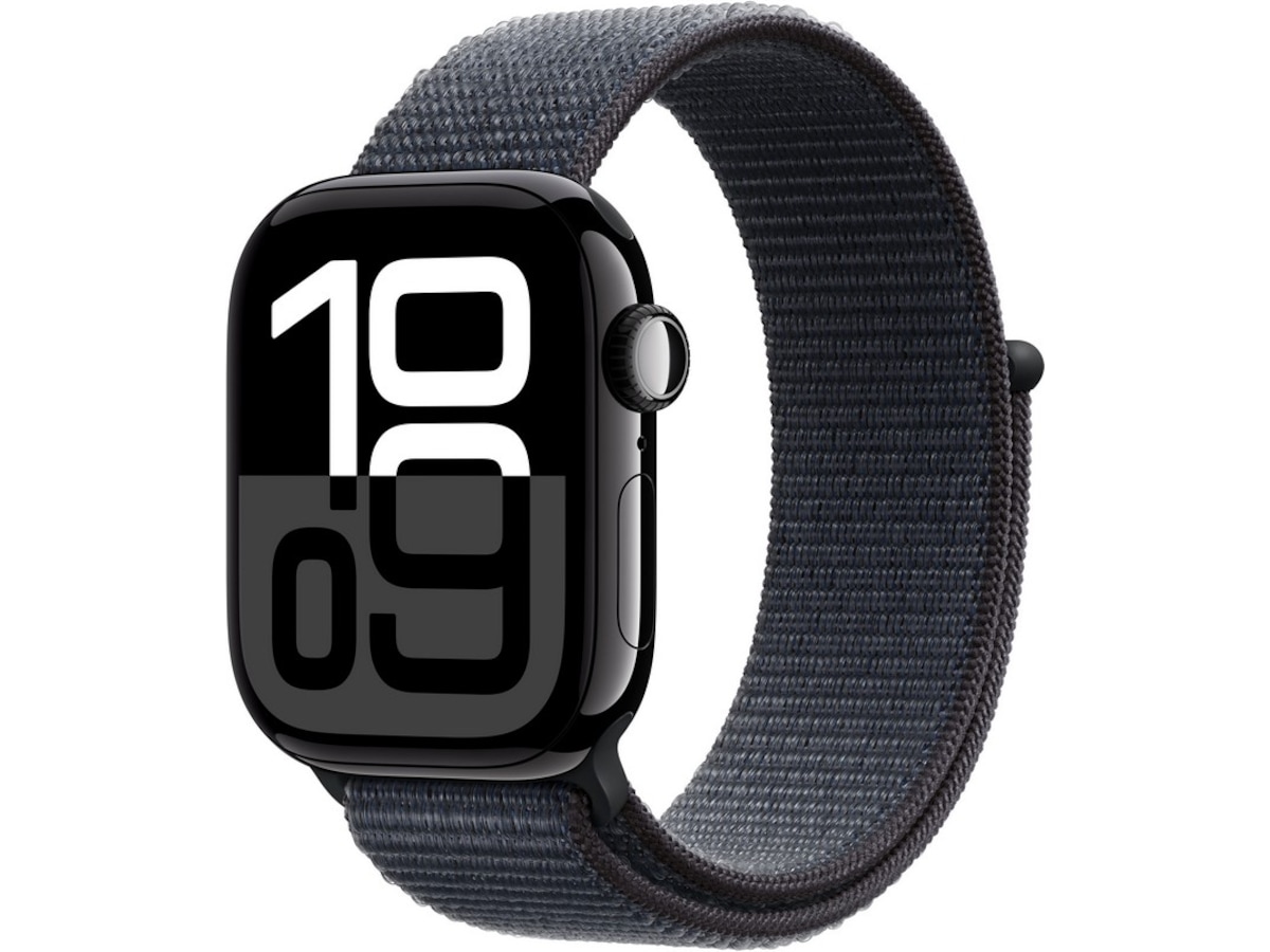 Apple Watch Series 10 GPS 42mm Aluminium (gagatsvart) Smartklokker