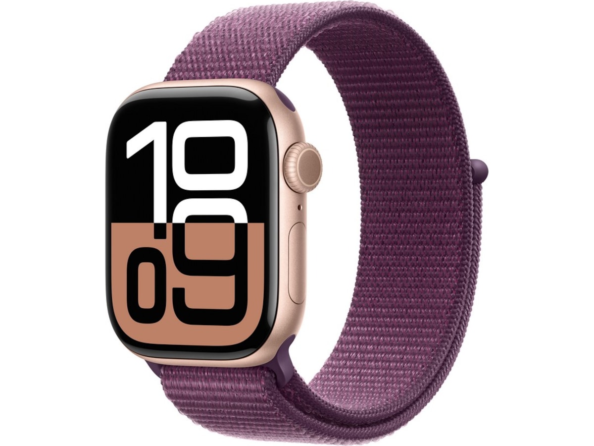 Apple Watch Series 10 GPS 42mm Aluminium (rosegull) Smartklokker