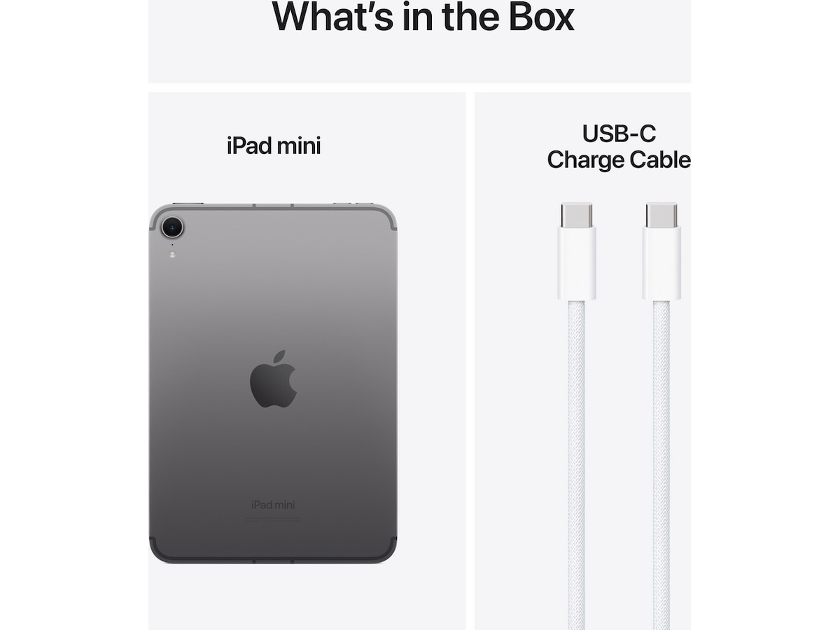 iPad mini (2024) 512GB 5G (stellargrå) Nettbrett / iPad