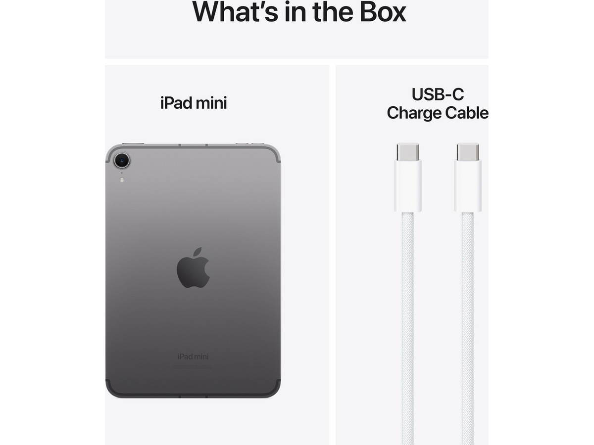 iPad mini (2024) 256GB 5G (stellargrå) Nettbrett / iPad