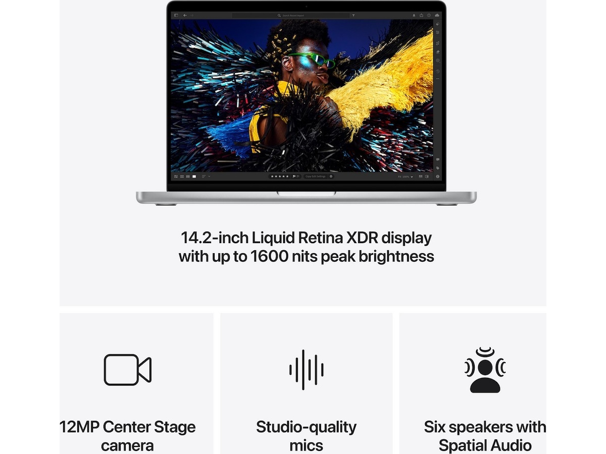 MacBook Pro 14 M4 Pro (2024) 1TB (sølv) PC - Bærbar / laptop