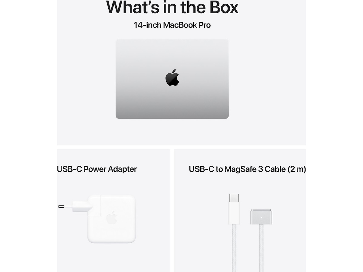 MacBook Pro 14 M4 Pro (2024) 1TB (sølv) PC - Bærbar / laptop