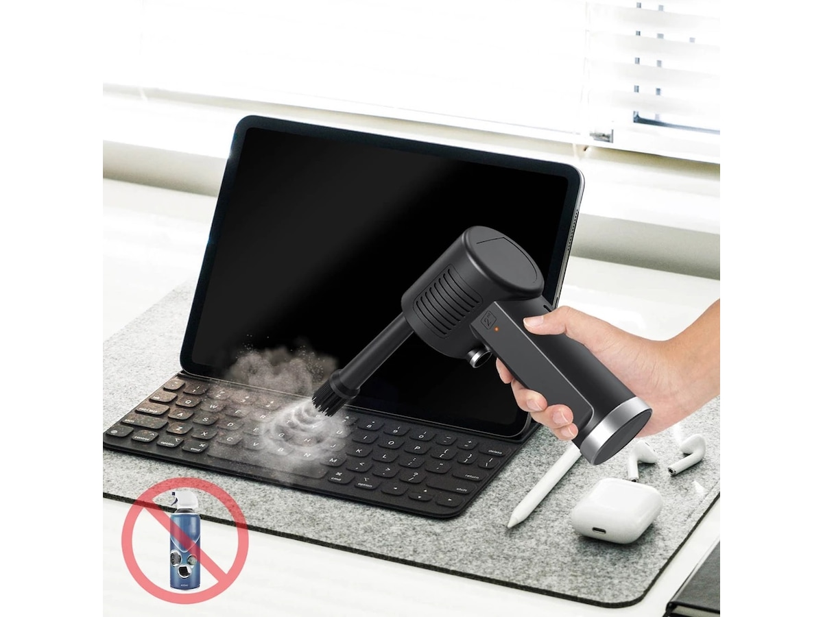 Mission SG 75W støv- og luftblåser (sort) Rens