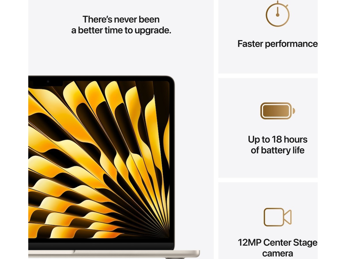 MacBook Air 13" M4 (2025) 256GB (stjerneskinn) PC - Bærbar / laptop