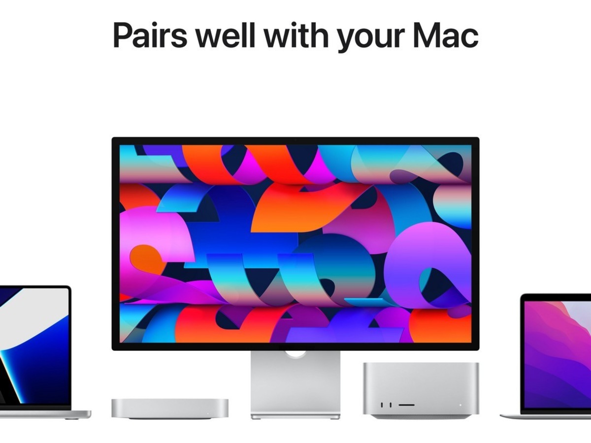 Apple Studio Display (2025) Standard Glass - stativ med vinkel- og høydejustering Skjermer