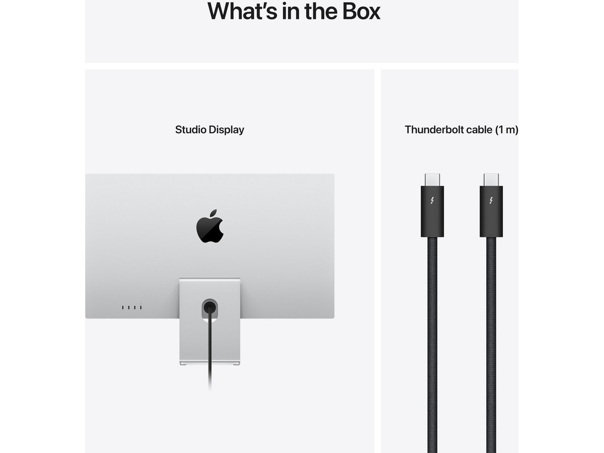 Apple Studio Display (2025) Standard Glass - stativ med vinkel- og høydejustering Skjermer