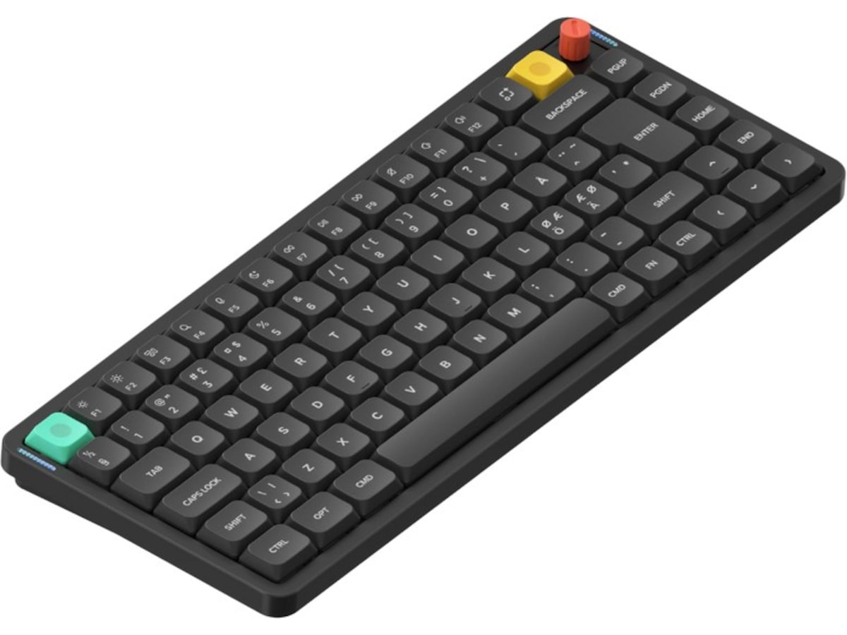 NuPhy Air75 V3 trådløst gamingtastatur (nebula sort / brown nano) Gamingtastatur